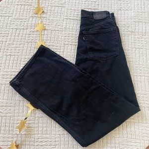 Levi’s Premium Wide Leg Black Jeans